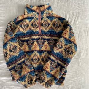 Aztec Sherpa Sweatshirt